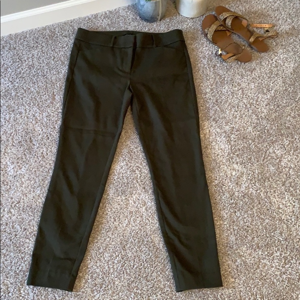 Marisa Skinny dark olive green pants